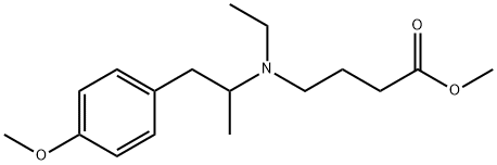 Mebeverine Acid Methyl Ester Struktur