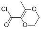 1,4-Dioxin-2-carbonyl chloride, 5,6-dihydro-3-methyl- (9CI) 化学構造式