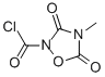 1,2,4-Oxadiazolidine-2-carbonyl chloride, 4-methyl-3,5-dioxo- (9CI) Struktur