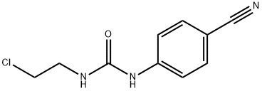 1-(2-氯乙基)-3-(4-氰基苯基)脲,13908-43-5,结构式