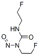 Bis(fluoroethyl)nitrosourea Structure