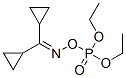 dicyclopropyloketoxime diethylphosphoric acid ester Structure