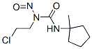 1-(2-Chloroethyl)-3-(1-methylcyclopentyl)-1-nitrosourea 结构式