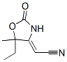 아세토니트릴,(5-에틸-5-메틸-2-옥소-4-옥사졸리디닐리덴)-,(Z)-(9CI)