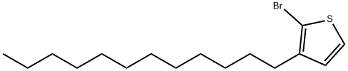 2-溴-3-十二烷基噻吩, 139100-06-4, 结构式