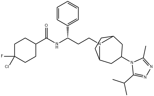 4-Chloro Maraviroc,1391048-05-7,结构式