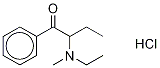 α-(N-Methyl-N-ethylaMino)butyrophenone Hydrochloride,1391051-94-7,结构式