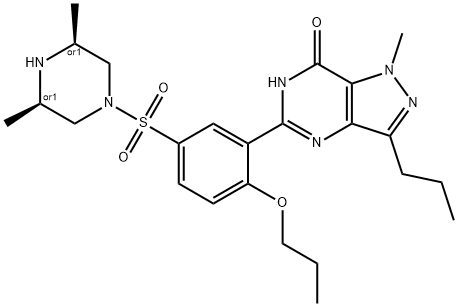 丙氧苯基艾地那非, 1391053-82-9, 结构式