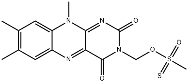 N3-MethanethiosulfonylMethyl LuMiflavine Structure