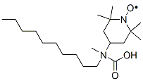 4-(N-carboxydecyl-N-methylamino)-TEMPO Structure
