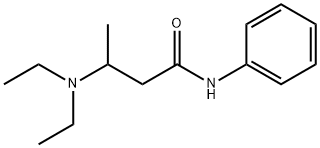3-ジエチルアミノ-N-フェニルブタンアミド 化学構造式