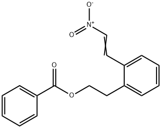 Benzeneethanol, 2-(2-nitroethenyl)-, 1-benzoate|2-(2-硝基乙烯基)苯甲酸苯乙酯