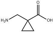 1-(アミノメチル)シクロプロパンカルボン酸 HYDROCHLORIDE 化学構造式