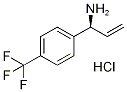 (1S)-1-[4-(Trifluoromethyl)phenyl]-prop-2-en-1-amine hydrochloride Structure