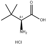 L-tert-Leucine hydrochloride 化学構造式