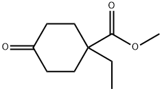 Methyl 1-ethyl-4-oxocyclohexanecarboxylate Structure