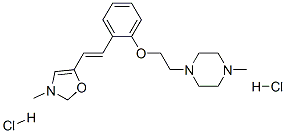 139193-92-3 1-methyl-4-[2-[2-[(E)-2-(3-methyloxazol-5-yl)ethenyl]phenoxy]ethyl]pip erazine dihydrochloride