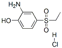 2-amino-4-(ethylsulphonyl)phenol hydrochloride Structure