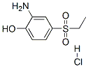 2-amino-4-(ethylsulphonyl)phenol hydrochloride Struktur