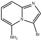 Imidazo[1,2-a]pyridin-5-amine, 3-bromo- Structure