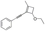 Benzene, [(4-ethoxy-2-methyl-1-cyclobuten-1-yl)ethynyl]- (9CI),139225-58-4,结构式