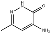 4-Amino-6-methyl-2H-pyridazin-3-one, 13925-21-8, 结构式