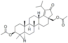 21-Oxolup-18-ene-3-beta,28-diyldiacetate 结构式