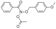 N-(Acetyloxy)-N-((4-methoxyphenyl)methoxy)benzamide 结构式