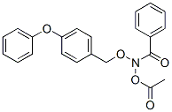 [benzoyl-[(4-phenoxyphenyl)methoxy]amino] acetate 结构式