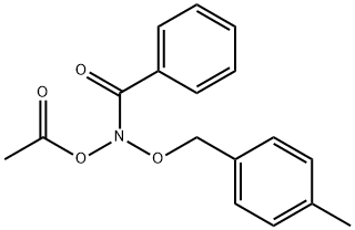 N-(Acetyloxy)-N-((4-methylphenyl)methoxy)benzamide 结构式