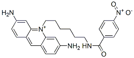 3,6-diamino-10-(6-(4-nitrobenzamido)hexyl)acridinium,139263-57-3,结构式