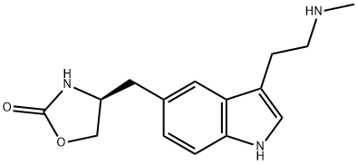 N-DESMETHYL ZOLMITRIPTAN HCL Struktur
