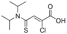 3-(N,N-diisopropylcarbamothioyl)-2-chloroacrylic acid|