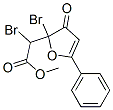 methyl 2-bromo-2-(2-bromo-3-oxo-5-phenyl-2-furyl)acetate 结构式