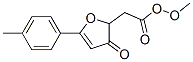 methyl 2-[5-(4-methylphenyl)-3-oxo-2-furyl]ethaneperoxoate Structure