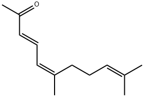 (3E,5Z)-6,10-Dimethyl-3,5,9-undecatrien-2-one Structure