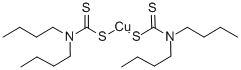 bis(dibutyldithiocarbamato-S,S')copper Struktur