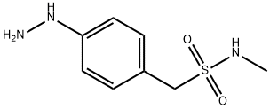 4-Hydrazino-N-methylbenzenemethanesulfonamide Struktur