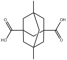 5,7-二甲基金刚烷-1,3-二羧酸, 13928-68-2, 结构式