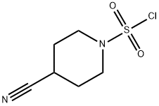 4-cyanopiperidine-1-sulfonyl chloride Structure