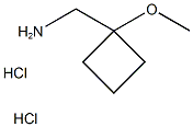 3-Methoxyazetidine-3-methanamine dihydrochloride Structure