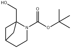 2-Boc-2-azabicyclo[3.1.1]heptane-1-methanol Structure