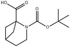 2-Boc-2-azabicyclo[3.1.1]heptane-1-carboxylic acid,1392803-98-3,结构式