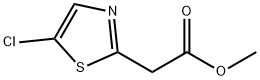 Methyl (5-chloro-thiazol-2-yl)acetate Struktur