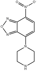 4-硝基-7-哌嗪苯并氧杂噁二唑,139332-66-4,结构式