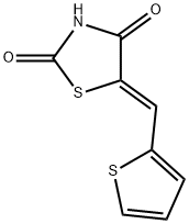 5-(2-Thienylmethylene)-1,3-thiazolidine-2,4-dione Structure