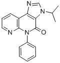 4H-Imidazo(4,5-c)(1,8)naphthyridin-4-one, 3,5-dihydro-3-(1-methylethyl )-5-phenyl- Structure