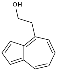 2-azulen-4-ylethanol 结构式