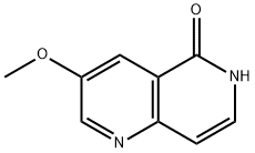 3-Methoxy-1,6-naphthyridin-5(6H)-one,1393553-06-4,结构式