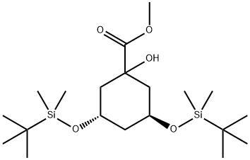 (3S,5S)-3,5-Bis[[(1,1-diMethylethyl)diMethylsilyl]oxy]-1-hydroxy-cyclohexanecarboxylic Acid Methyl Ester